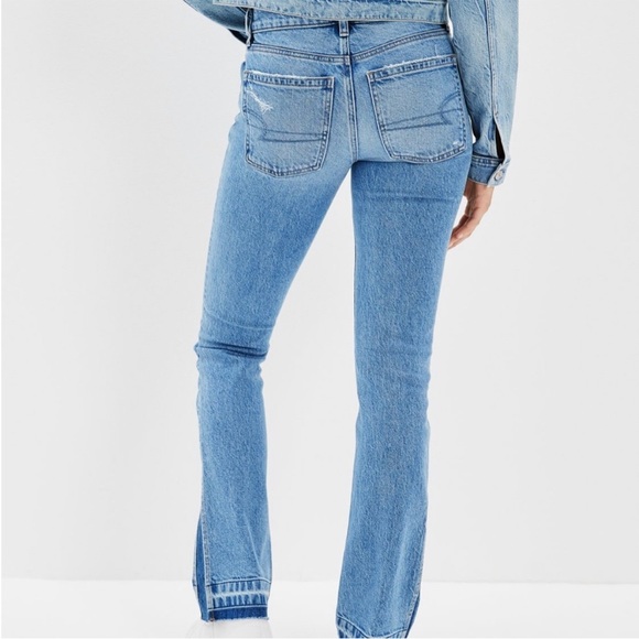 American Eagle 90’s low rise skinny kick denim - Picture 3 of 16